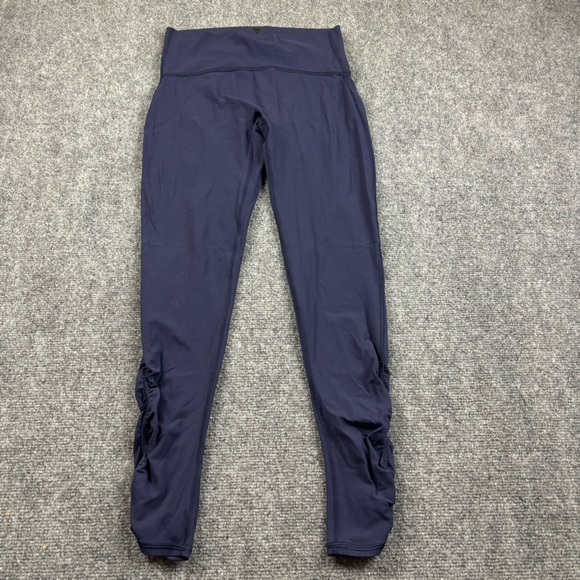 IVIVVA Girls Navy Blue Rouched Bottom Leggings size: 14 - Picture 1 of 8